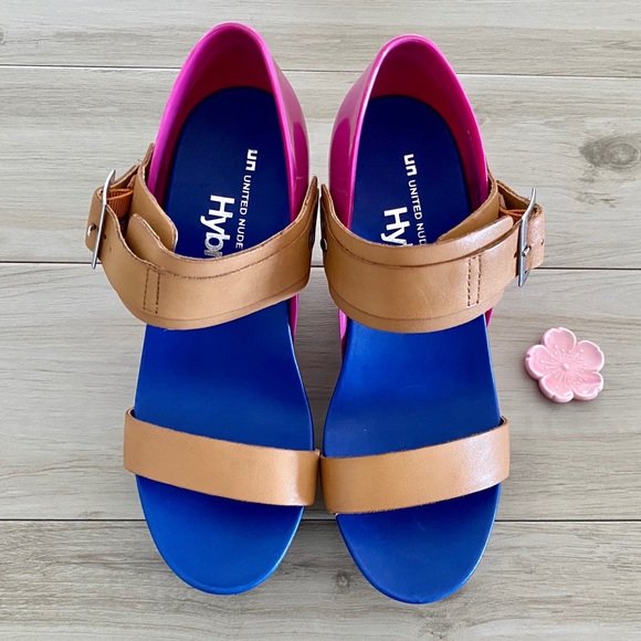 UNITED NUDE HYBRID Platform Wedge Sandal 37 - Picture 3 of 8